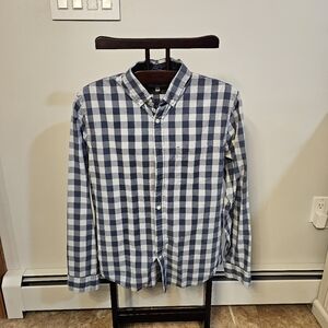 Men's Blue Checkered Shirt